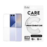 CARE by PanzerGlass Samsung Galaxy Z Flip7 FLAGSHIP Urban Combat Case - Transparent