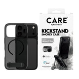 iPhone 18 Pro / 17 Pro CARE by PanzerGlass Feature Kickstand Deksel - MagSafe Kompatibel - Svart / Gjennomsiktig