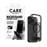 iPhone 18 Pro / 17 Pro CARE by PanzerGlass Feature Kickstand Deksel - MagSafe Kompatibel - Svart / Gjennomsiktig