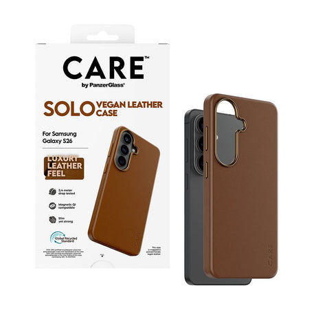 Samsung Galaxy S26 CARE by PanzerGlass SOLO Deksel - Brun
