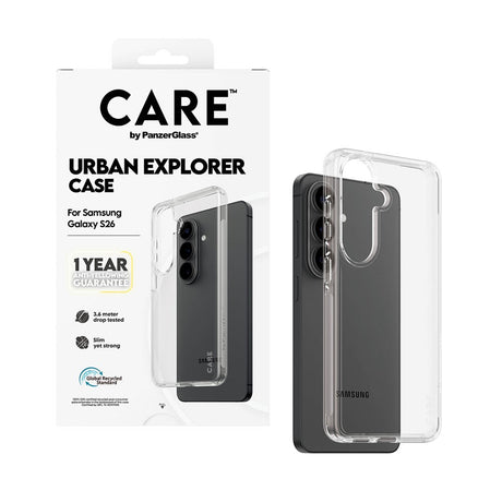 Samsung Galaxy S26 CARE by PanzerGlass Urban Explorer Deksel - Gjennomsiktig