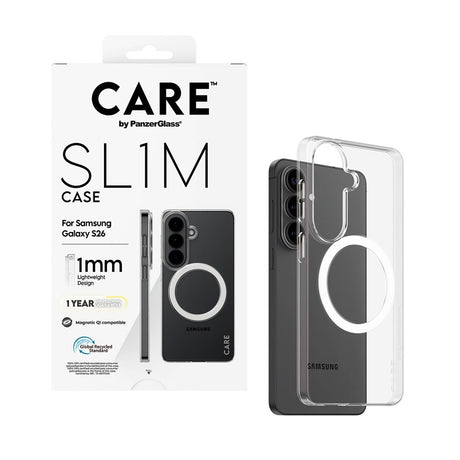 Samsung Galaxy S26 CARE by PanzerGlass SL1M Deksel - Gjennomsiktig