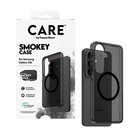 Samsung Galaxy S26 CARE by PanzerGlass Urban Explorer Deksel - Qi Kompatibel - Smokey Svart