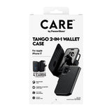 CARE by PanzerGlass iPhone 17 Feature Tango 2-in-1 Deksel med Lommebok - Svart
