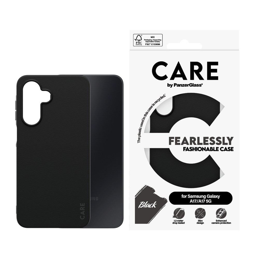 CARE by PanzerGlass Samsung Galaxy A17 (5G) FASHION Fearlessly Fashionable Deksel - Black