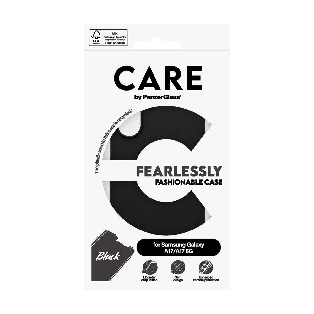 CARE by PanzerGlass Samsung Galaxy A17 (5G) FASHION Fearlessly Fashionable Deksel - Black