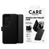 Samsung Galaxy S26 Ultra CARE by PanzerGlass Feature Tango 2-in-1 Deksel med Lommebok - Svart