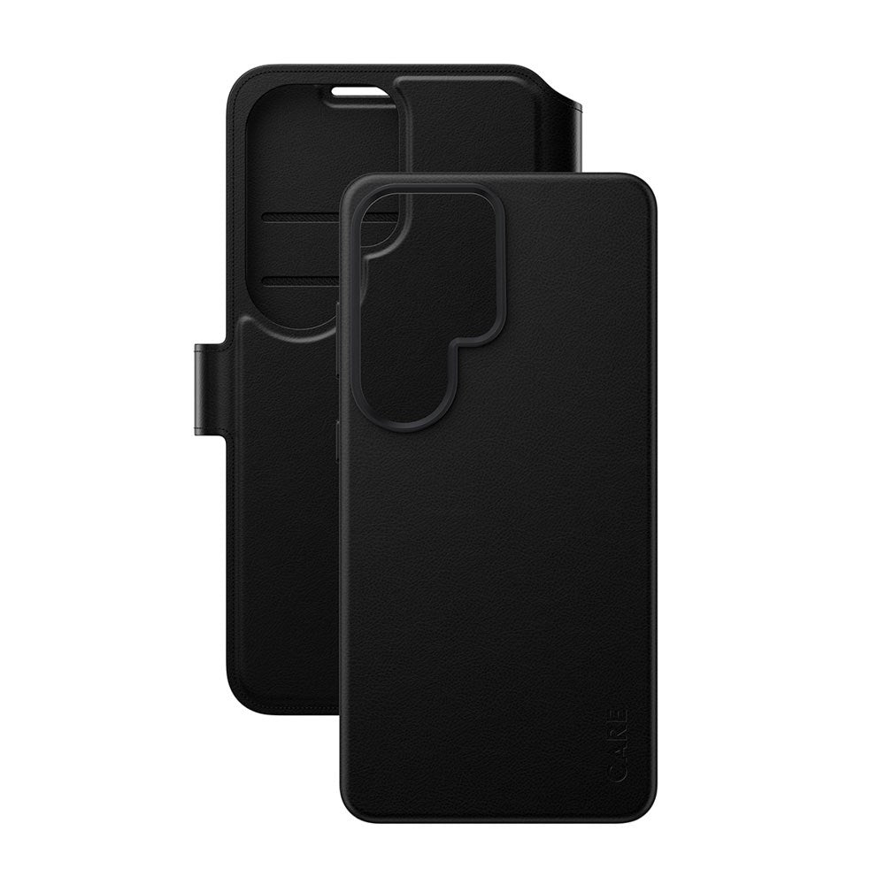 Samsung Galaxy S26 Ultra CARE by PanzerGlass Feature Tango 2-in-1 Deksel med Lommebok - Svart