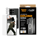 Samsung Galaxy S26 Ultra Urban Combat 3-in-1 Bundle med Deksel / Skjermbeskytter / Kamerabeskyttelse - Qi Kompatibel - Gjennomsiktig