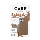 CARE by PanzerGlass iPhone 17 Fashionable Samba Deksel - MagSafe Kompatibel - Espresso