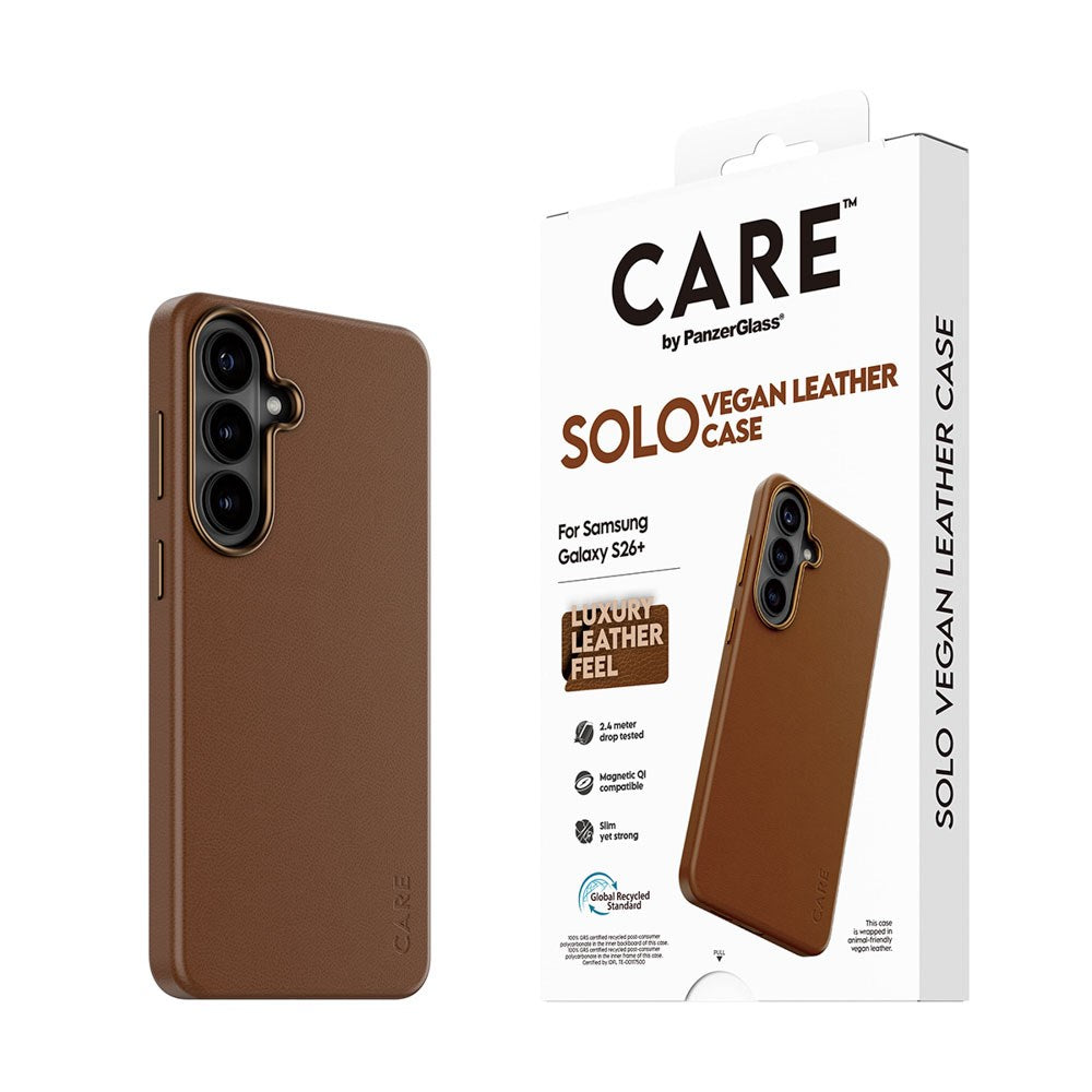 Samsung Galaxy S26+ (Plus) CARE by PanzerGlass SOLO Deksel - Brun