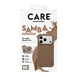 CARE by PanzerGlass iPhone 17 Pro Fashionable Samba Deksel - MagSafe Kompatibel - Espresso