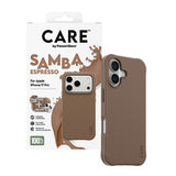 CARE by PanzerGlass iPhone 17 Pro Fashionable Samba Deksel - MagSafe Kompatibel - Espresso