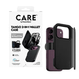 iPhone 18 Pro / 17 Pro CARE by PanzerGlass Feature Tango 2-in-1 Deksel med Lommebok - MagSafe Kompatibel - Svart