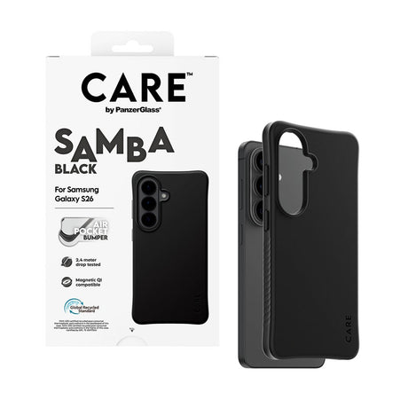 Samsung Galaxy S26 CARE by PanzerGlass Fashionable Samba Deksel - Qi Kompatibel - Svart