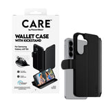 Samsung Galaxy A57 CARE by PanzerGlass Feature Wallet Case med Stativfunksjon - Svart