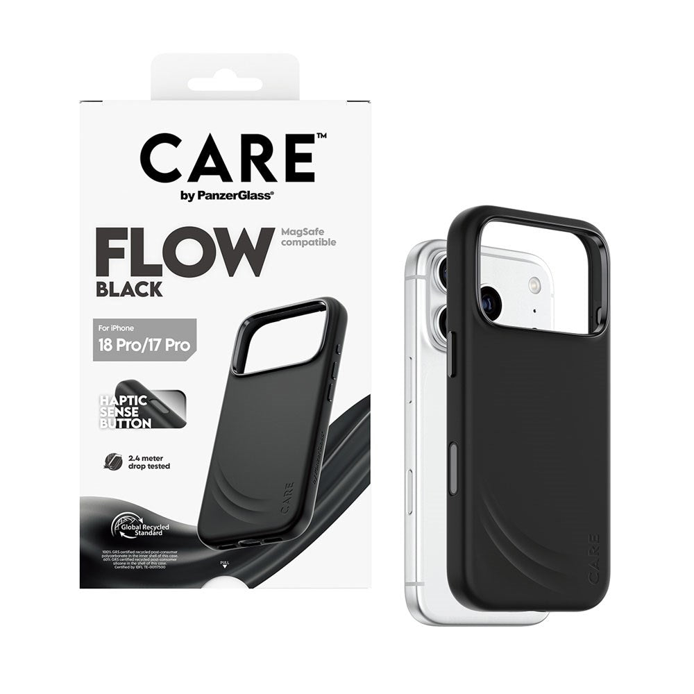 iPhone 18 Pro / 17 Pro CARE by PanzerGlass Feature Flow Deksel - MagSafe Kompatibel - Svart