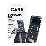 CARE by PanzerGlass iPhone 17 Pro Max Feature Kickstand Deksel - MagSafe Kompatibel - Transparent / Silver