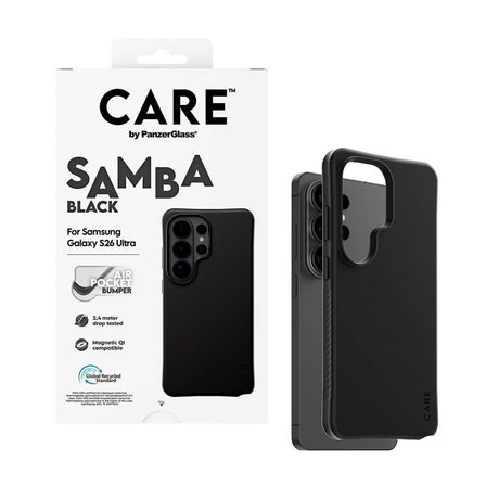 Samsung Galaxy S26 Ultra CARE by PanzerGlass Fashionable Samba Deksel - Qi Kompatibel - Svart