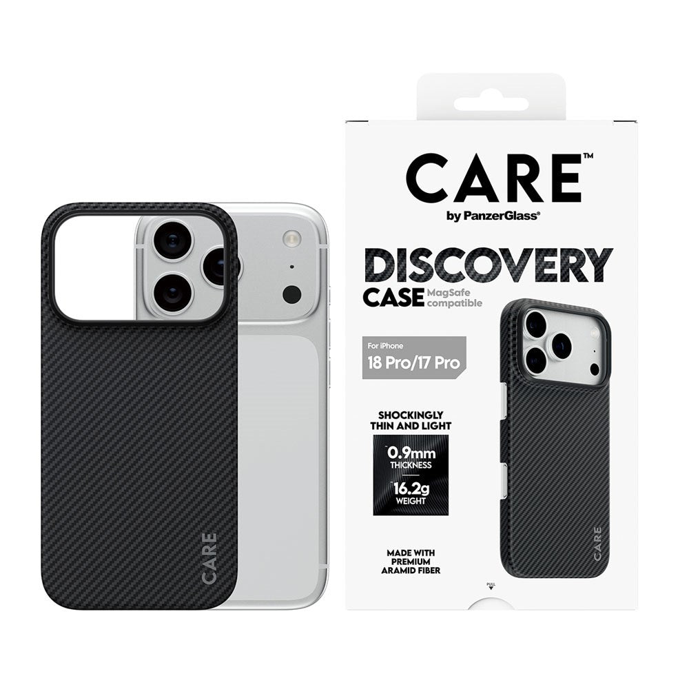 iPhone 18 Pro / 17 Pro CARE by PanzerGlass Crossfire Deksel - MagSafe Kompatibel - Svart