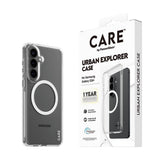 Samsung Galaxy S26+ (Plus) CARE by PanzerGlass Urban Explorer Deksel - Qi Kompatibel - Gjennomsiktig / Hvit