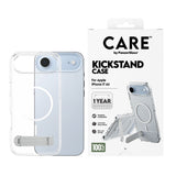 CARE by PanzerGlass iPhone Air Feature Kickstand Deksel - MagSafe Kompatibel - Transparent / Silver