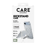 CARE by PanzerGlass iPhone Air Feature Kickstand Deksel - MagSafe Kompatibel - Transparent / Silver