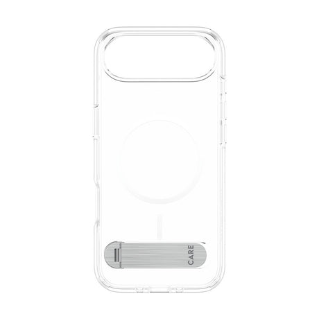 CARE by PanzerGlass iPhone Air Feature Kickstand Deksel - MagSafe Kompatibel - Transparent / Silver