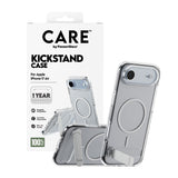 CARE by PanzerGlass iPhone Air Feature Kickstand Deksel - MagSafe Kompatibel - Transparent / Silver