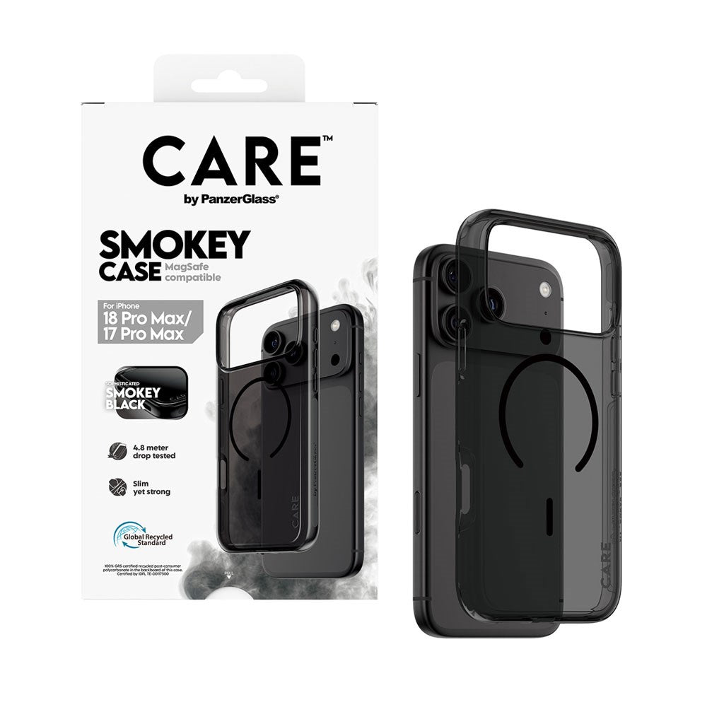 iPhone 18 Pro Max  / 17 Pro Max CARE by PanzerGlass FLAGSHIP Urban Explorer Deksel - MagSafe Kompatibel - Smokey Black