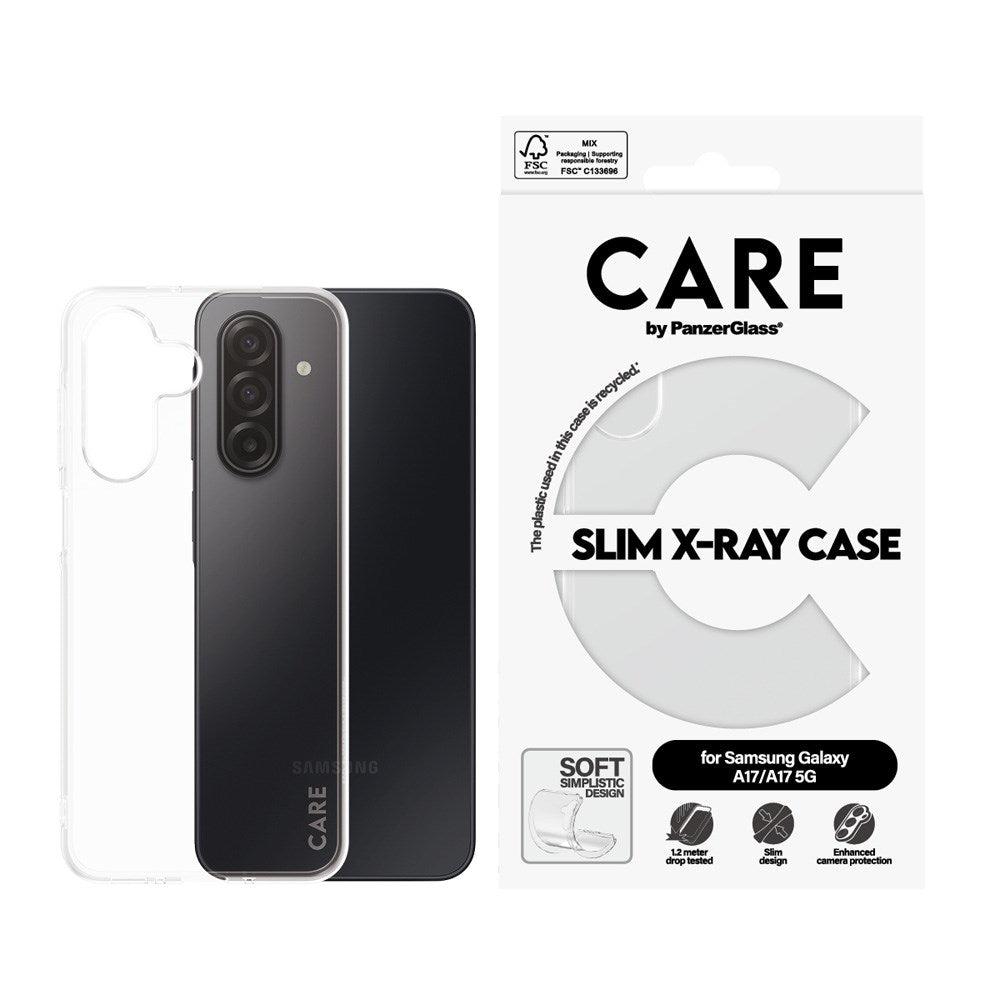 CARE by PanzerGlass Samsung Galaxy A17 (5G) FASHION X-Ray Soft Basic Deksel - Gjennomsiktig