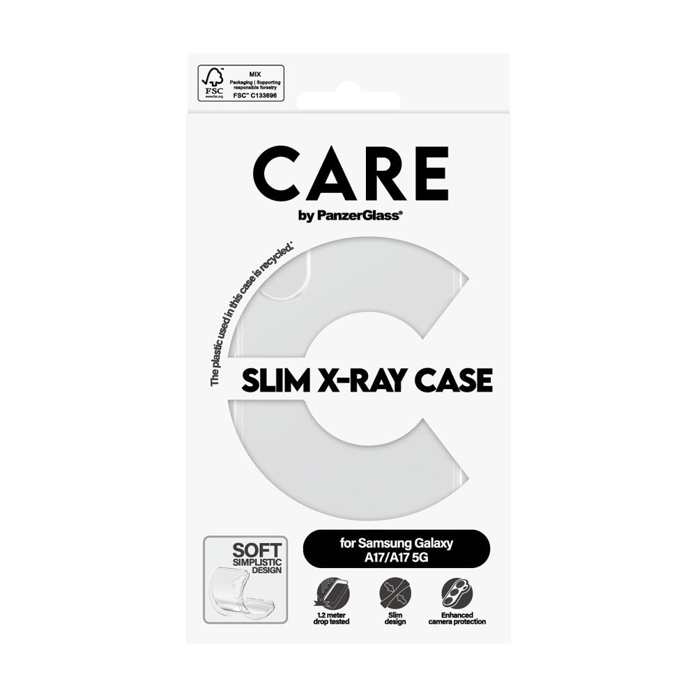 CARE by PanzerGlass Samsung Galaxy A17 (5G) FASHION X-Ray Soft Basic Deksel - Gjennomsiktig