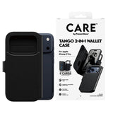 CARE by PanzerGlass iPhone 17 Pro Feature Tango 2-in-1 Deksel med Lommebok - Svart