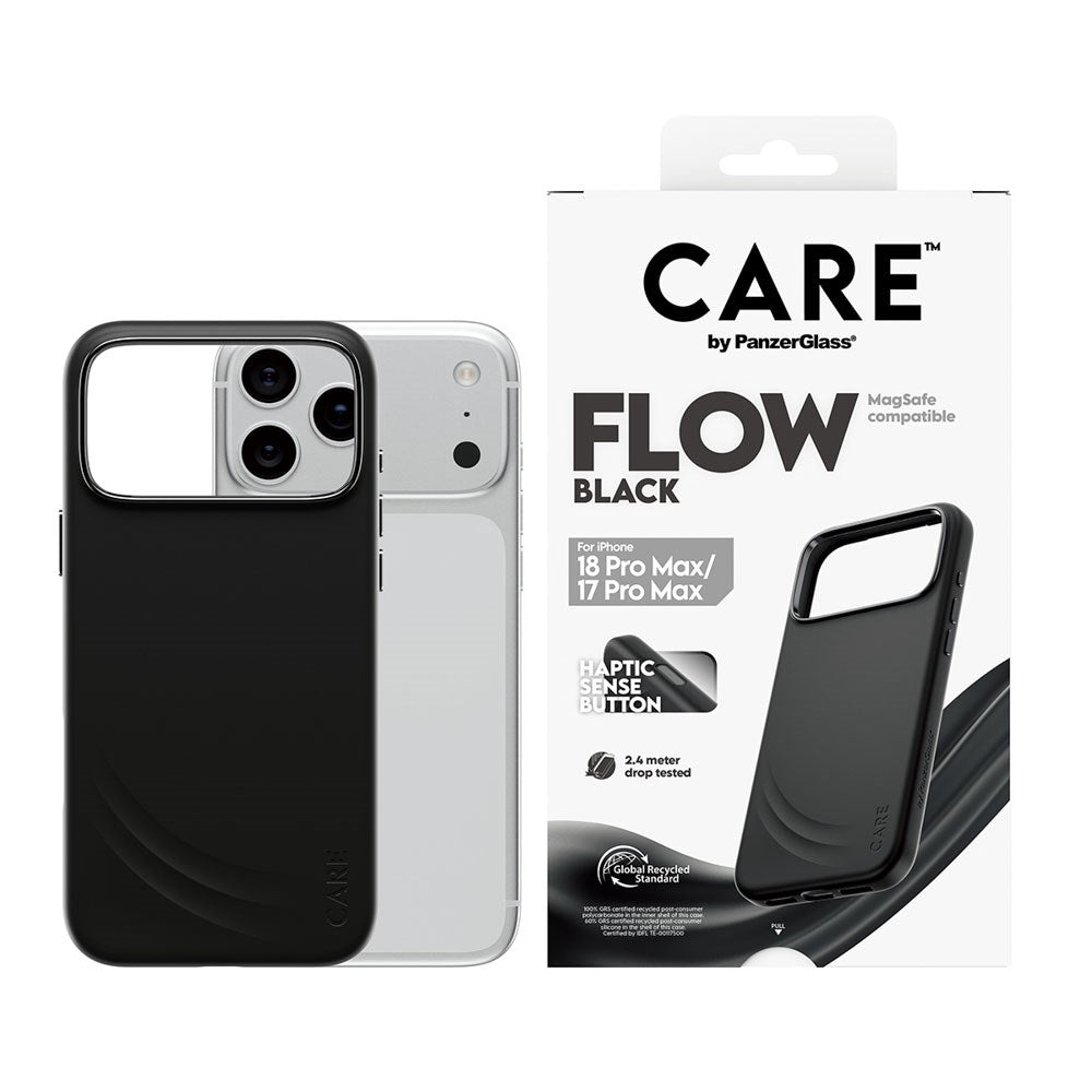 iPhone 18 Pro Max  / 17 Pro Max CARE by PanzerGlass Feature Flow Deksel - MagSafe Kompatibel - Svart