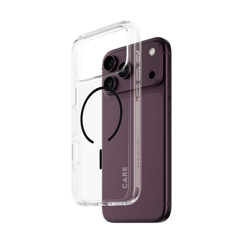 iPhone 18 Pro Max  / 17 Pro Max CARE by PanzerGlass FLAGSHIP Urban Explorer Deksel - MagSafe Kompatibel - Transparent / Black