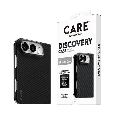 iPhone Duo CARE by PanzerGlass Crossfire Deksel - MagSafe Kompatibel - Svart