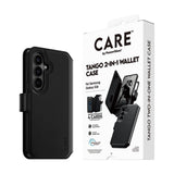 Samsung Galaxy S26 CARE by PanzerGlass Feature Tango 2-in-1 Deksel med Lommebok - Svart