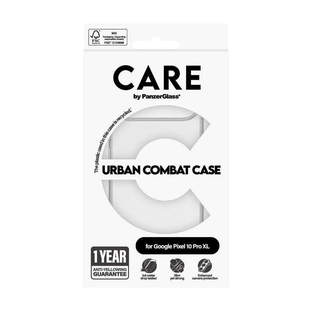 CARE by PanzerGlass Google Pixel 10 Pro XL FLAGSHIP Urban Combat Deksel - Transparent