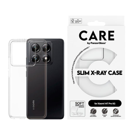 CARE by PanzerGlass Xiaomi 14T Pro FASHION X-Ray Soft Basic Deksel - Gjennomsiktig