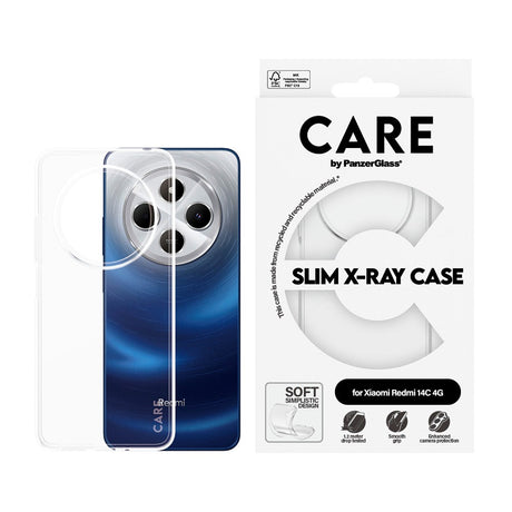 CARE by PanzerGlass Xiaomi Redmi 14C FASHION X-Ray Soft Basic Deksel - Gjennomsiktig