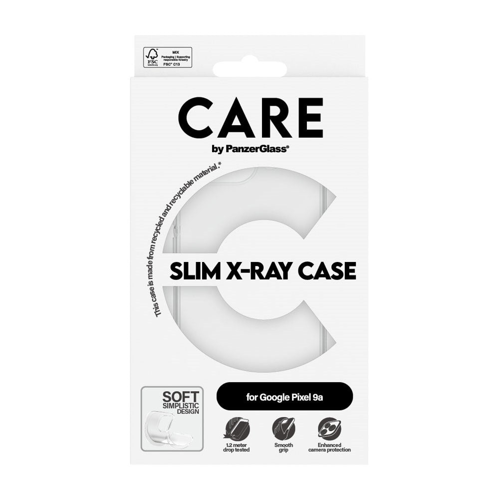 CARE by PanzerGlass Google Pixel 9a FASHION X-Ray Soft Basic Deksel - Gjennomsiktig