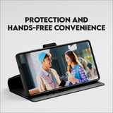 CARE by PanzerGlass Samsung Galaxy S25 Ultra Feature Wallet Case med Stativfunksjon - Svart