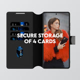 CARE by PanzerGlass Samsung Galaxy S25 Ultra Feature Wallet Case med Stativfunksjon - Svart