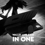 CARE by PanzerGlass iPhone 16e Feature Tango 2-in-1 Deksel med Lommebok - Svart