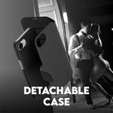 CARE by PanzerGlass iPhone 16e Feature Tango 2-in-1 Deksel med Lommebok - Svart