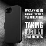 CARE by PanzerGlass iPhone 16e Feature Tango 2-in-1 Deksel med Lommebok - Svart