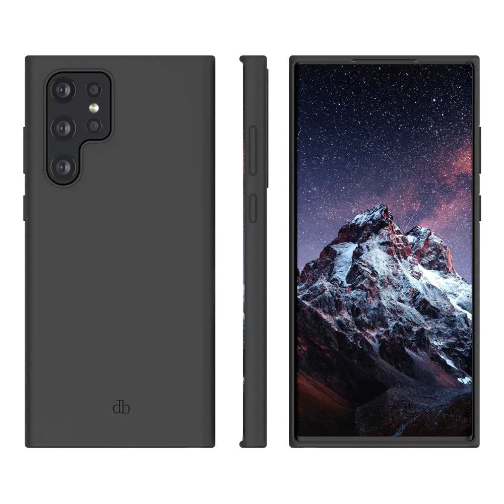 Samsung Galaxy S22 Ultra dbramante1928 Costa Rica Skal Silikon - 100% Återvunnen Plast - Night Black