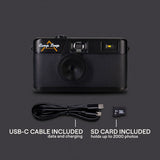Camp Snap Skjermløst Digitalkamera - 8 Megapiksler - Oppladbart - Stealth Black