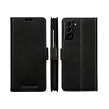 Samsung Galaxy S21 dbramante1928 Copenhagen Slim Ekte Skinn Flip Deksel m. Lommebok - Black