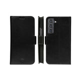 Samsung Galaxy S22 dbramante1928 Copenhagen Slim Ekte Skinn Flip Deksel m. Lommebok - Black